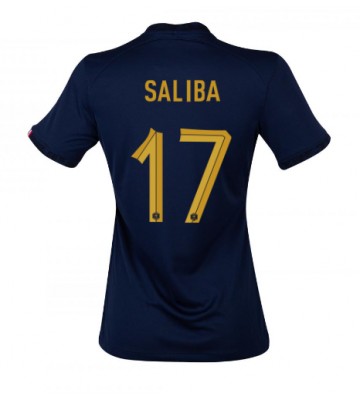 Maillot de foot France William Saliba #17 Domicile Femmes Monde 2022 Manches Courte